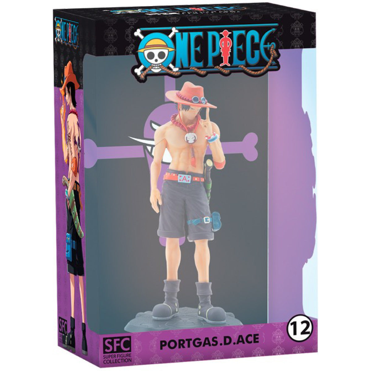 one piece - portgas d. ace - statua 20cm