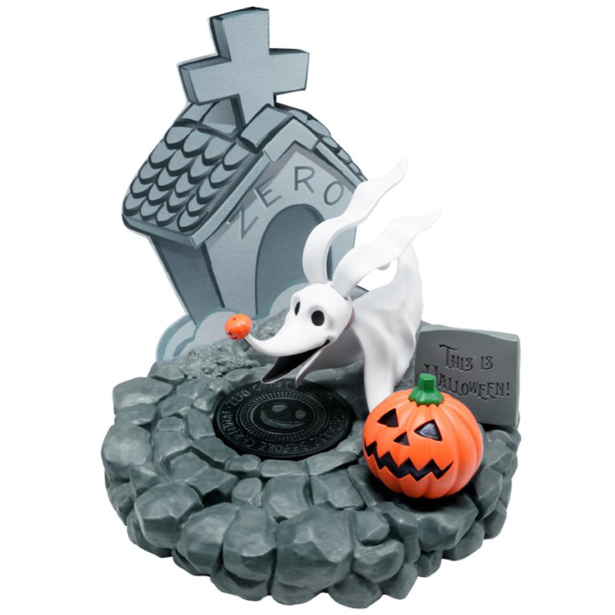 nightmare before christmas - zero - statua 12cm