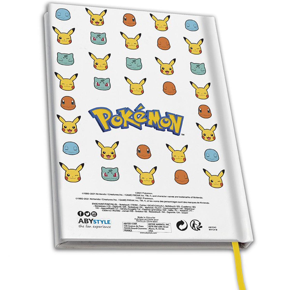 pokemon - notebook a5 - starters