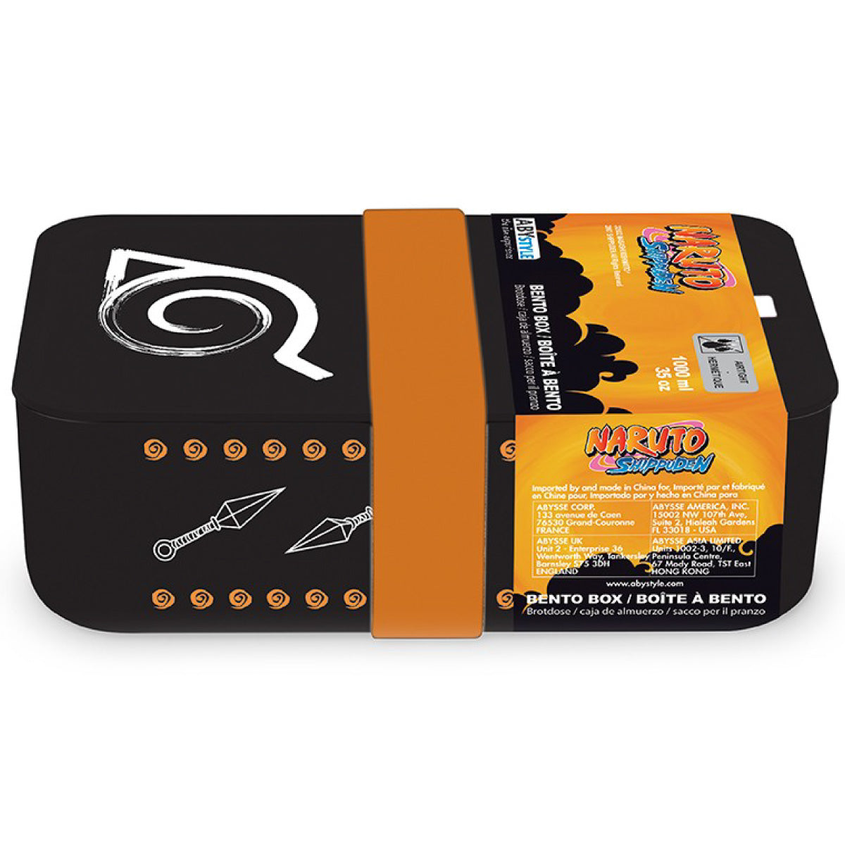 naruto shippuden - bento box - konoha