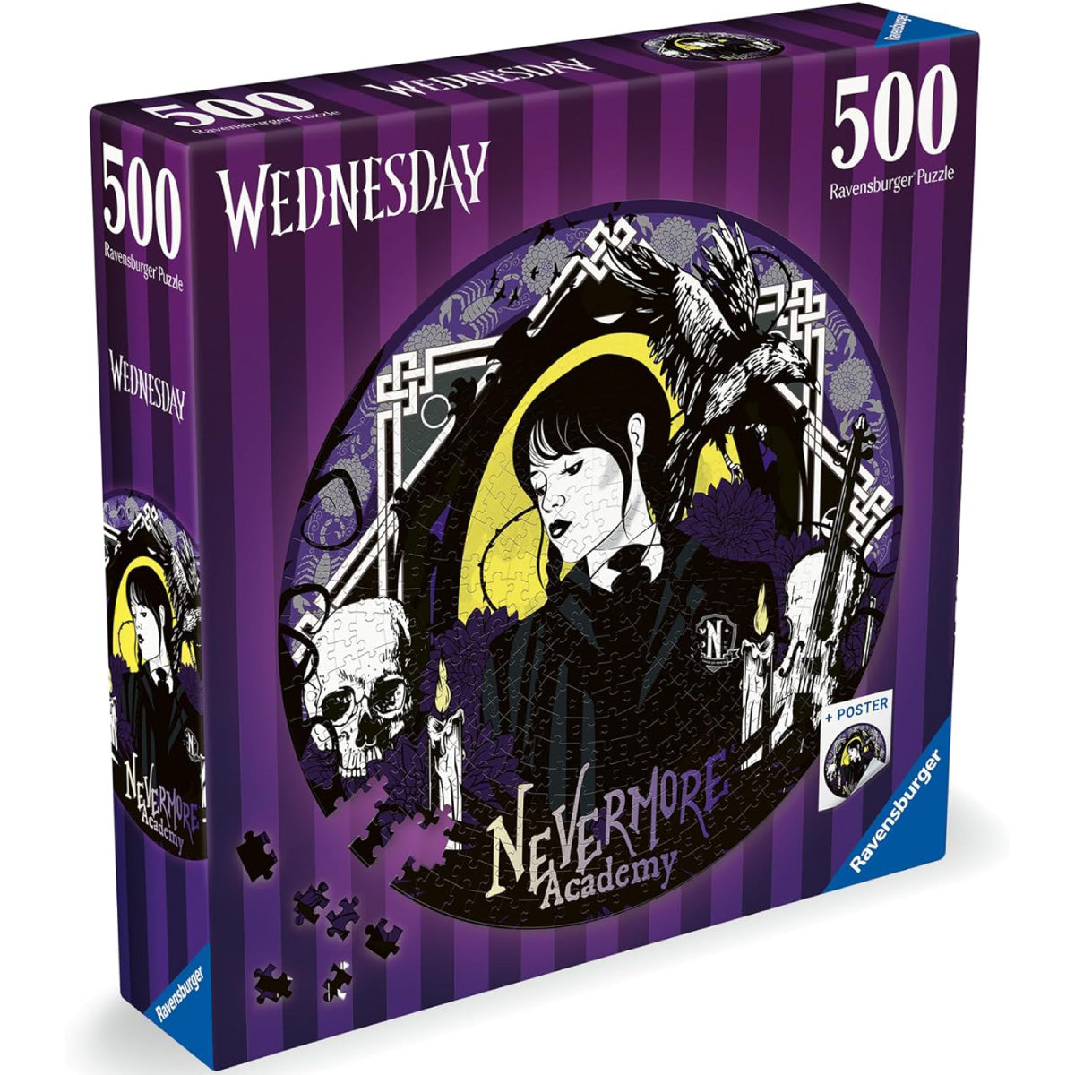 wednesday - nevermore academy - puzzle 500 pezzi
