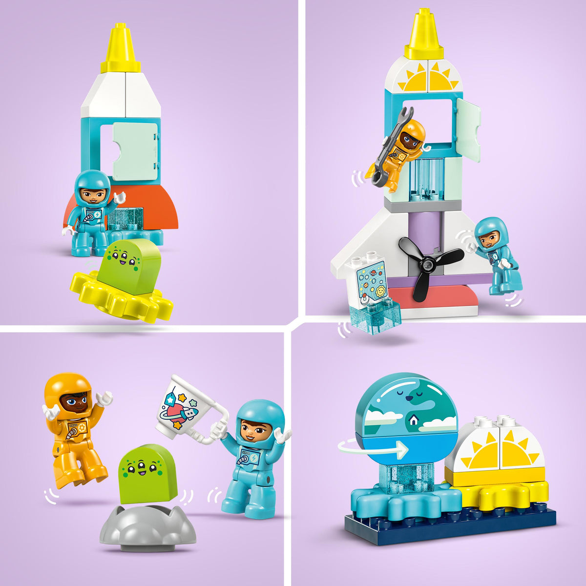 LEGO Duplo 10422 avventura dello space shuttle 3 in 1
