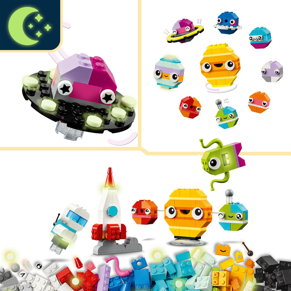 LEGO Classic 11037 pianeti dello spazio creativi