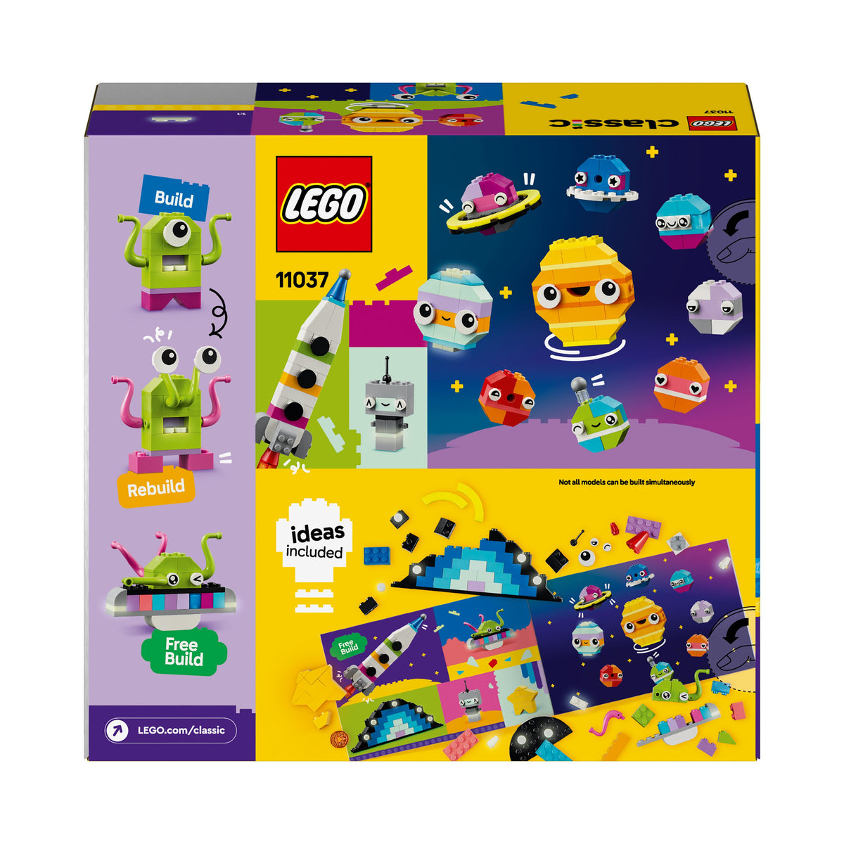 LEGO Classic 11037 pianeti dello spazio creativi