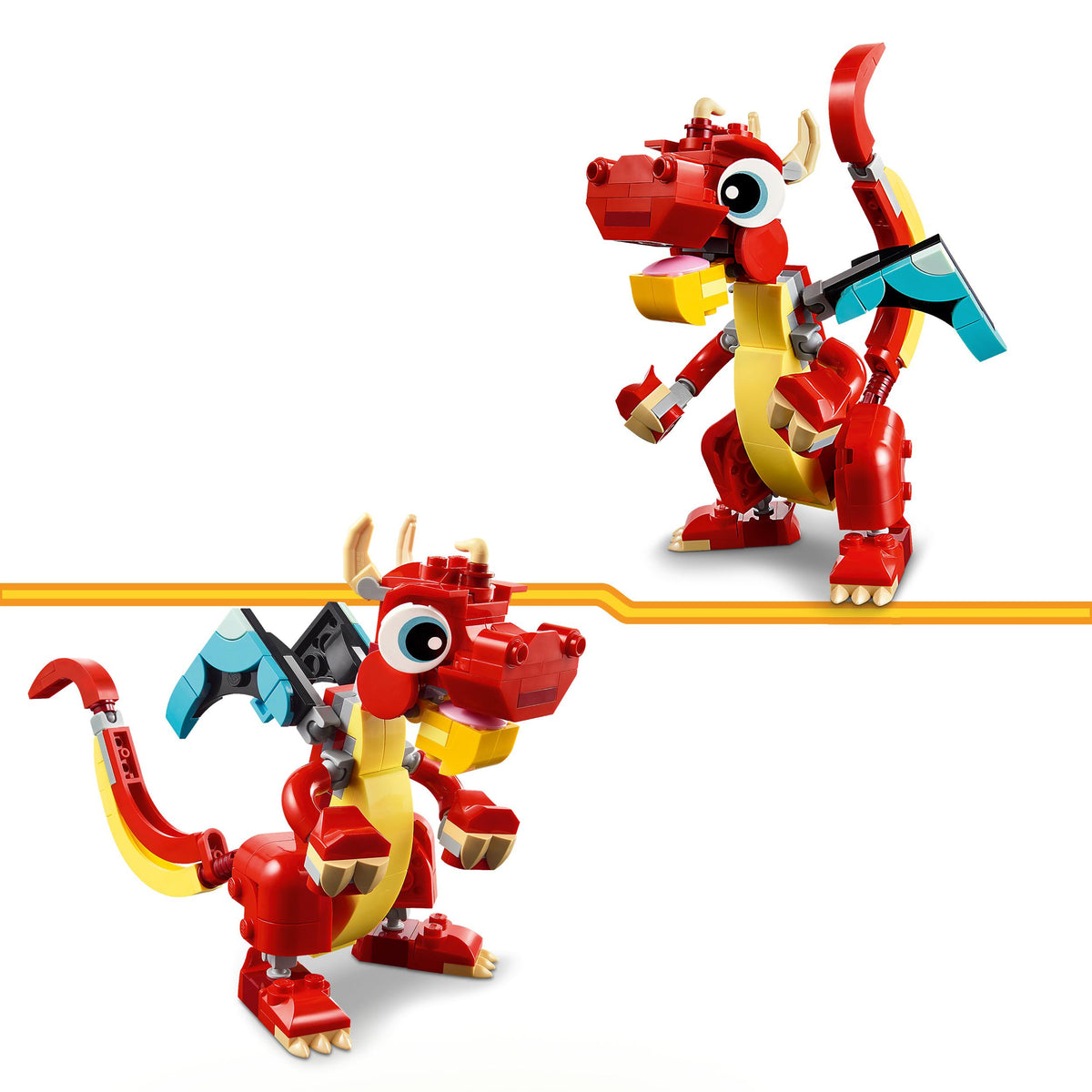 LEGO Creator 31145 drago rosso