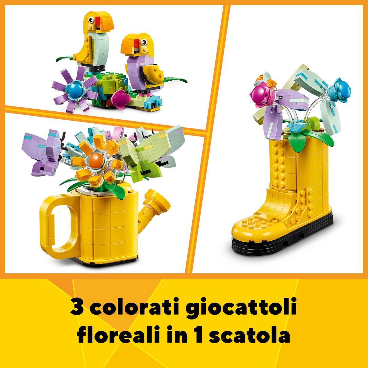 31149 - innaffiatoio con fiori