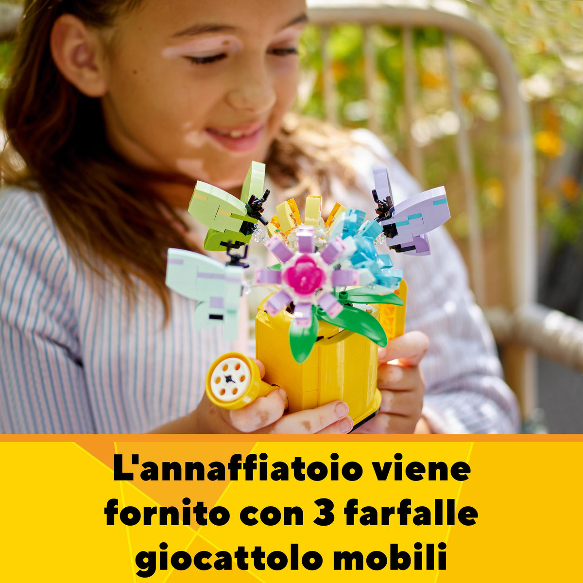 31149 - innaffiatoio con fiori