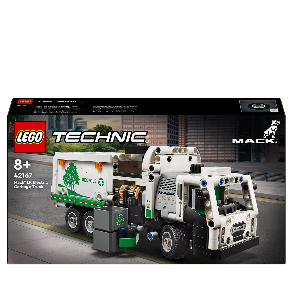 LEGO Technic 42167 camion della spazzatura mack lr electric
