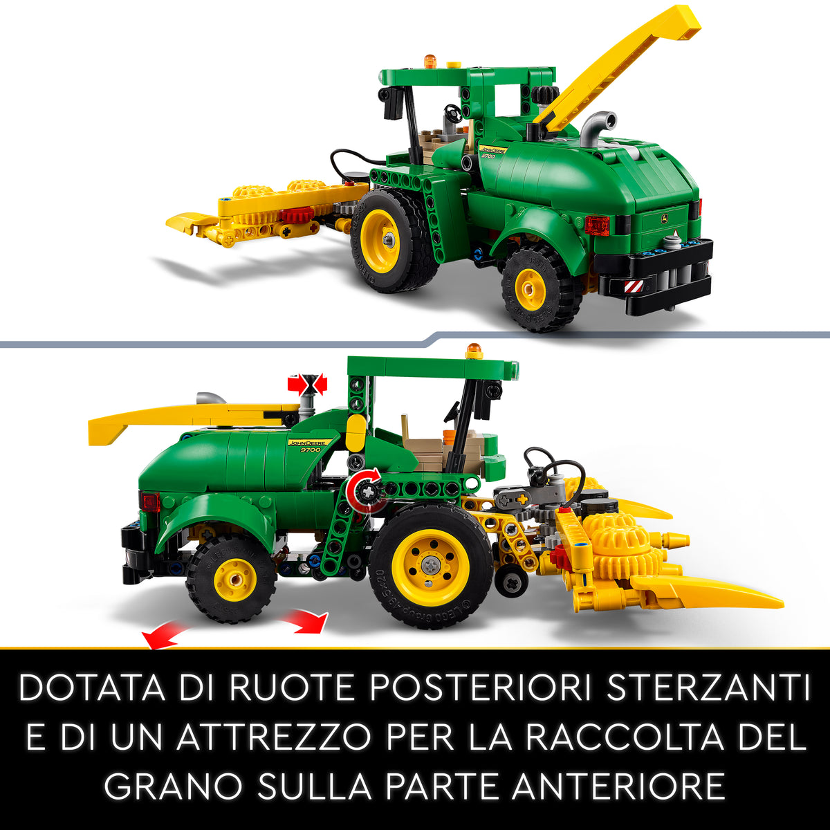 LEGO Technic 42168 john deere 9700 forage harvester