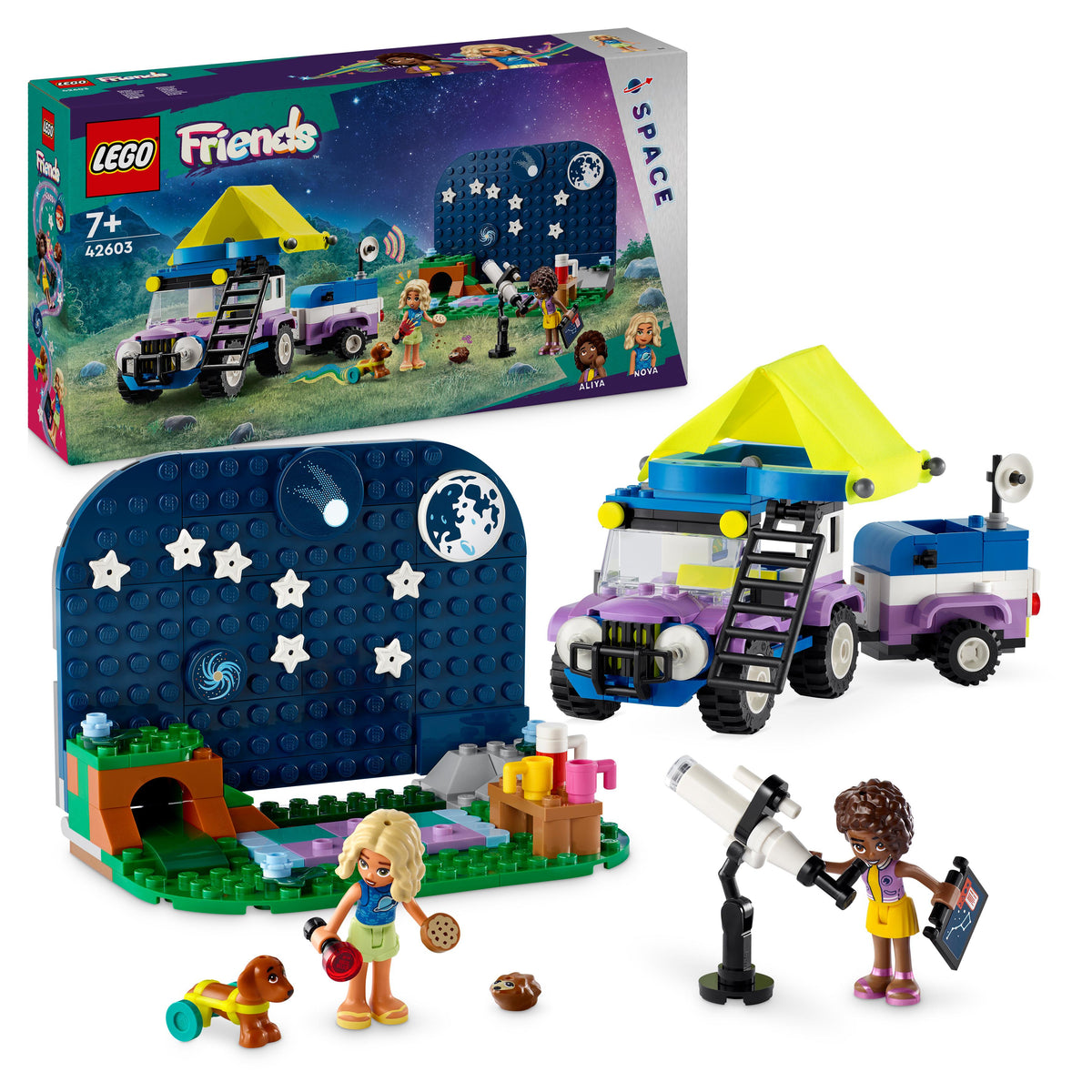 LEGO Friends 42603 camping-van sotto le stelle
