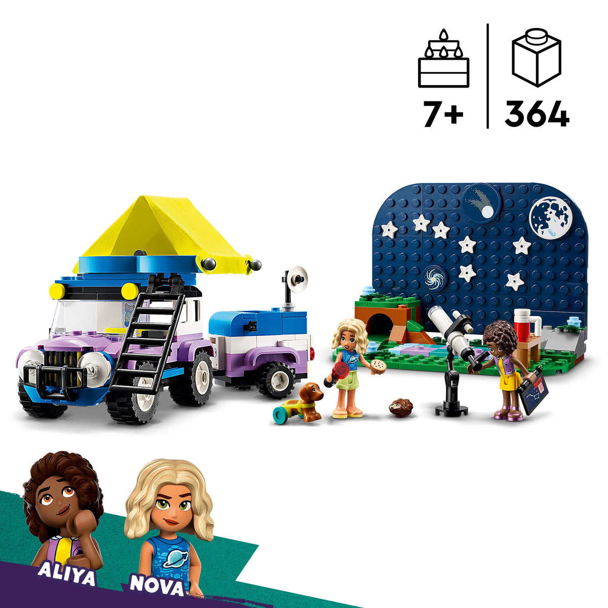 LEGO Friends 42603 camping-van sotto le stelle