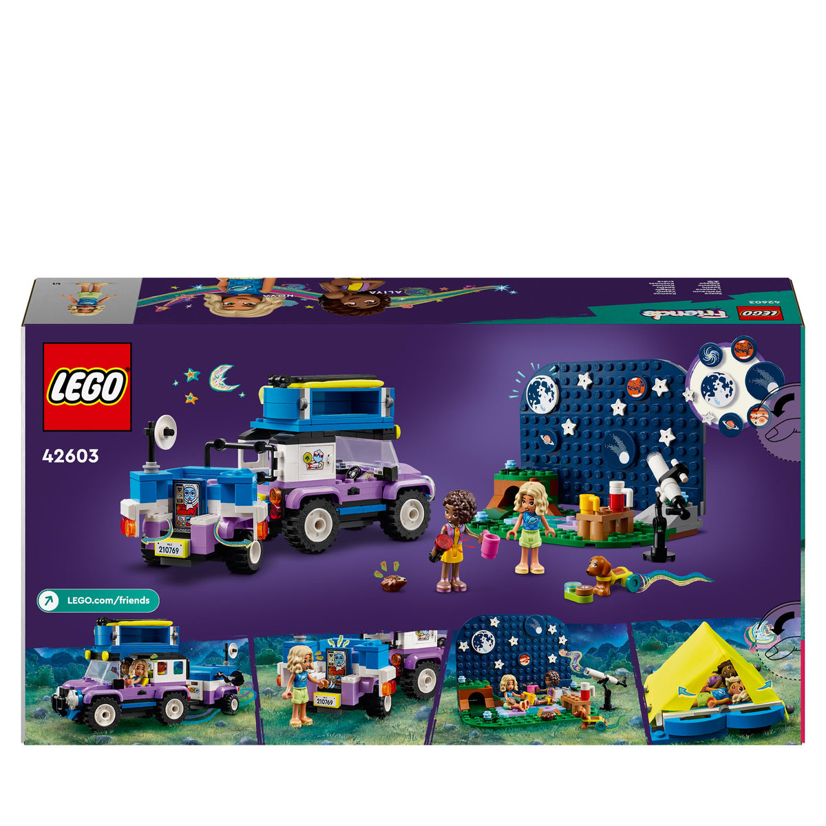 LEGO Friends 42603 camping-van sotto le stelle