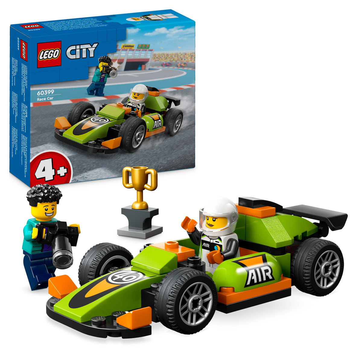 LEGO City 60399 auto da corsa verde
