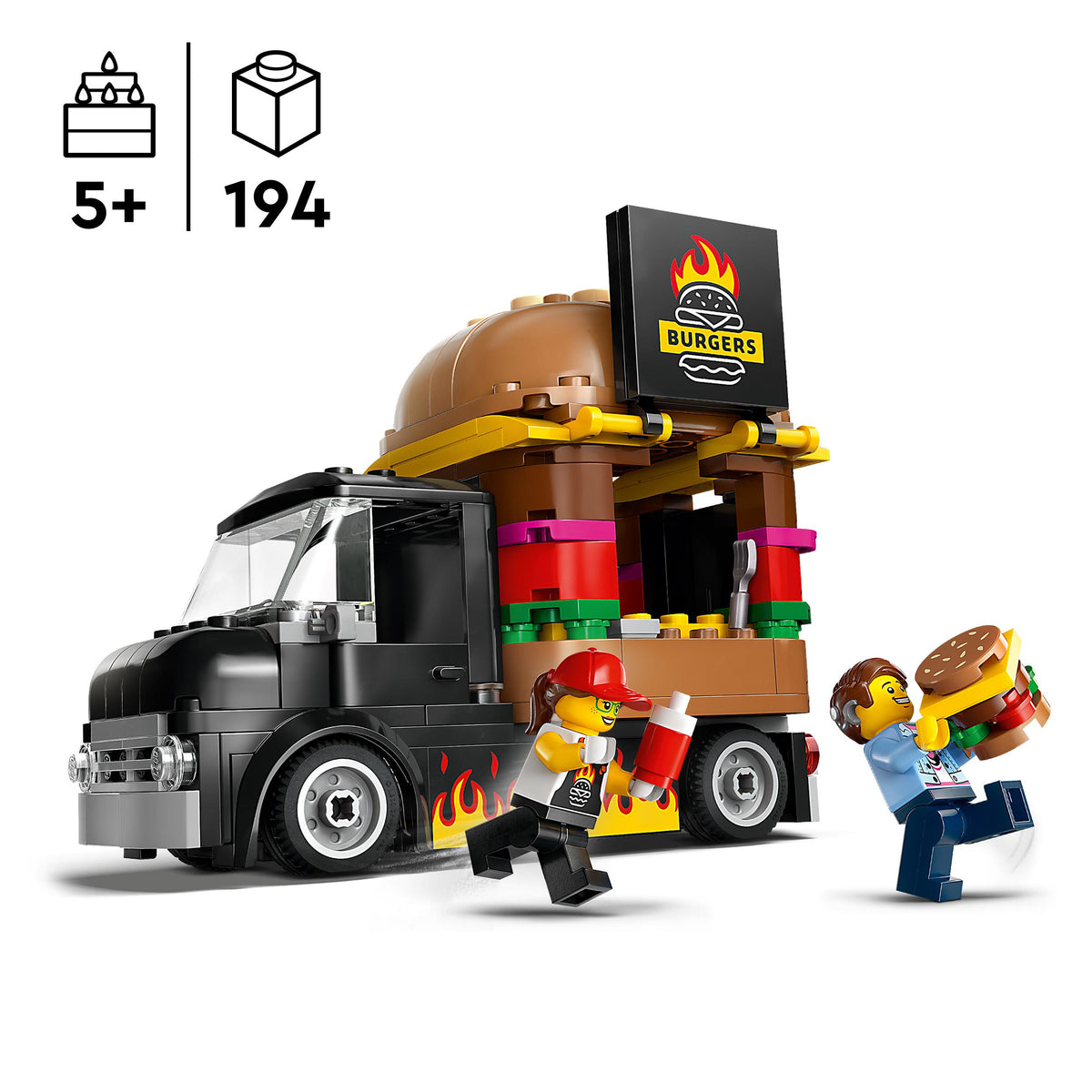LEGO City 60404 furgone degli hamburger