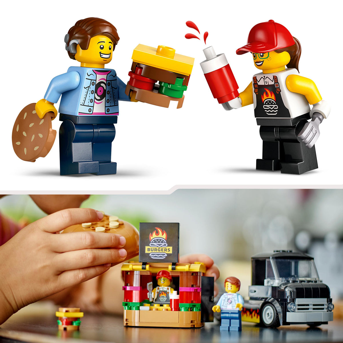 LEGO City 60404 furgone degli hamburger