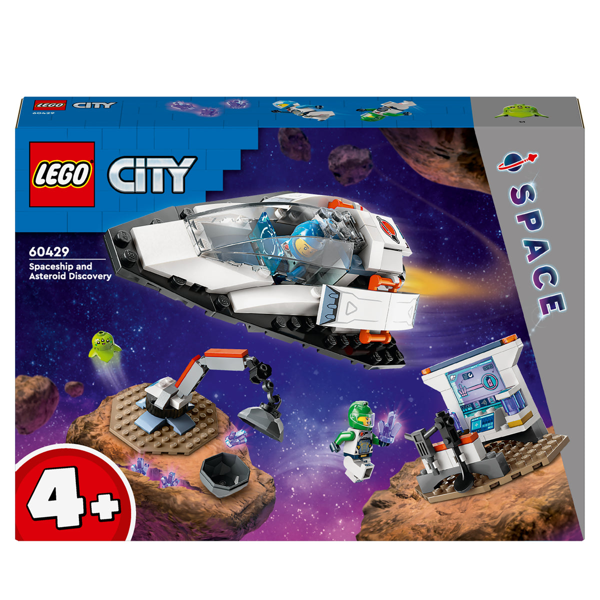 LEGO City 60429 navetta spaziale e scoperta di asteroidi