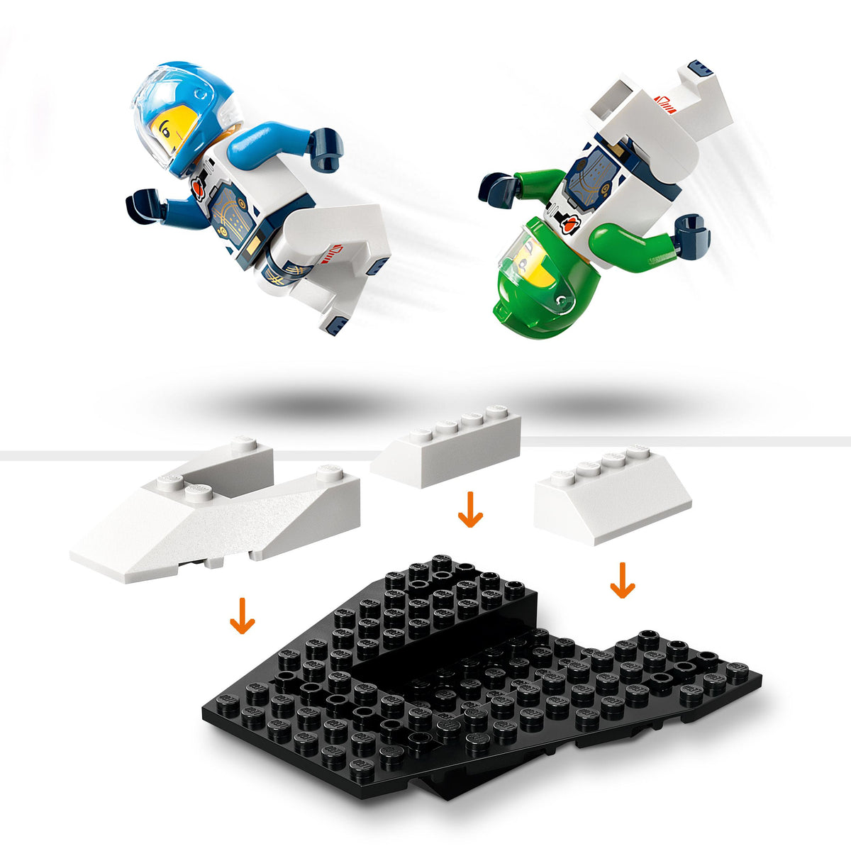 LEGO City 60429 navetta spaziale e scoperta di asteroidi
