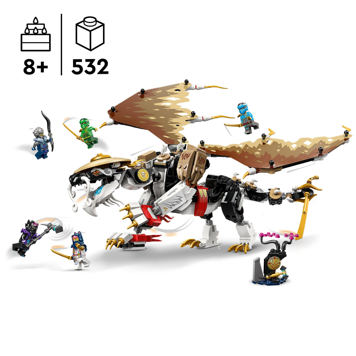 LEGO Ninjago 71809 egalt, il drago maestro