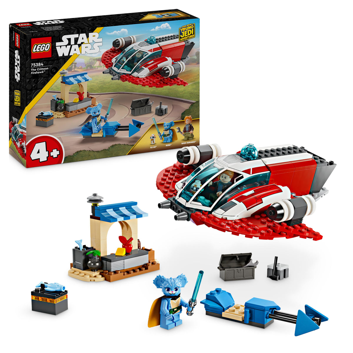 LEGO Star Wars 75384 the crimson firehawk