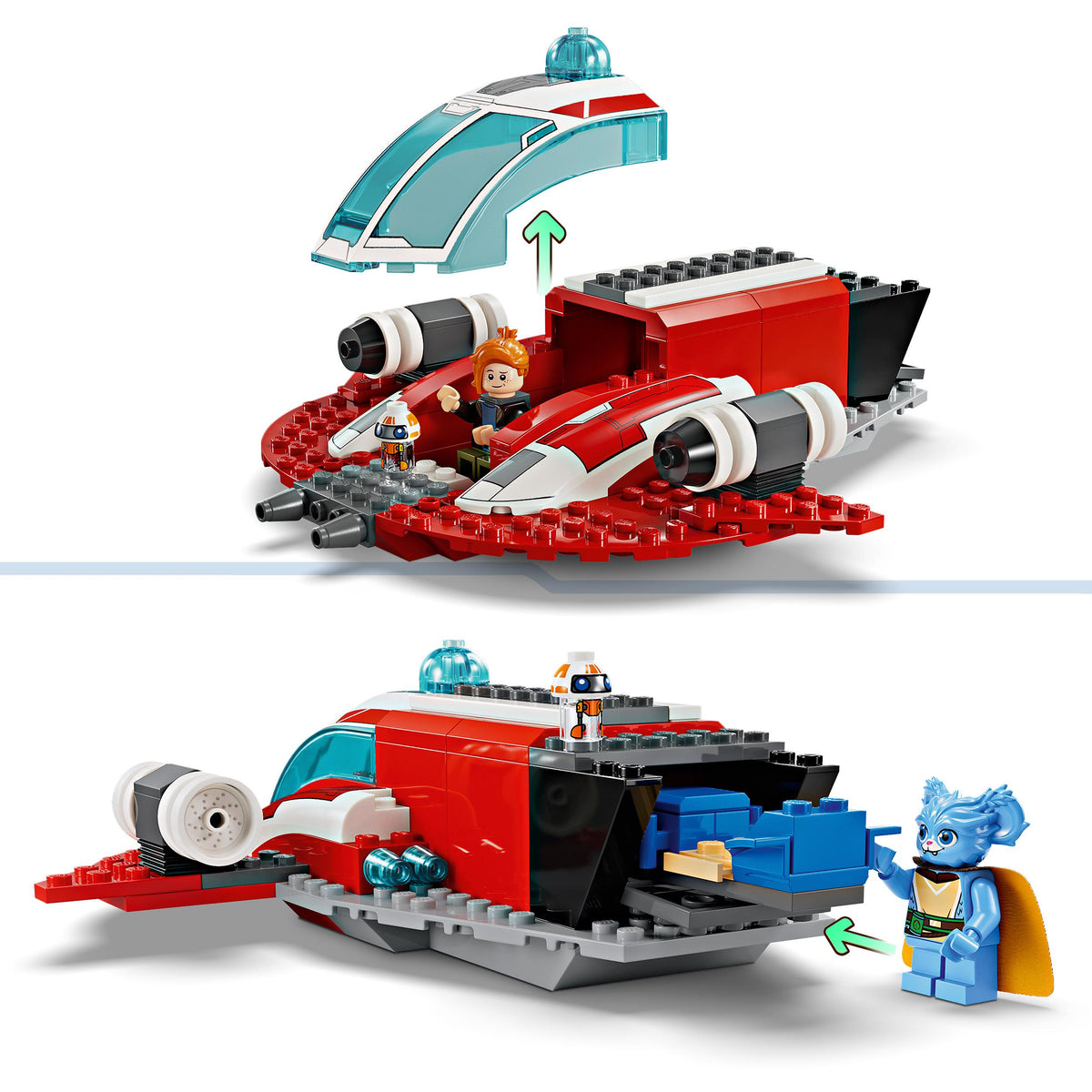LEGO Star Wars 75384 the crimson firehawk