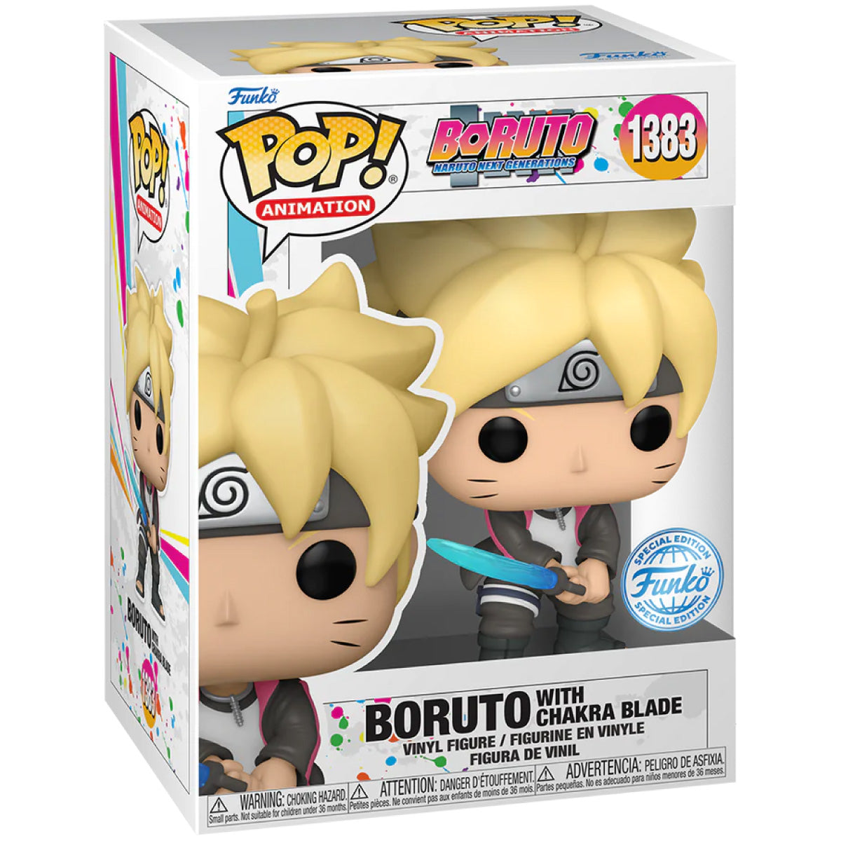 boruto: naruto next generation - boruto with sword 9cm - funko pop 1383