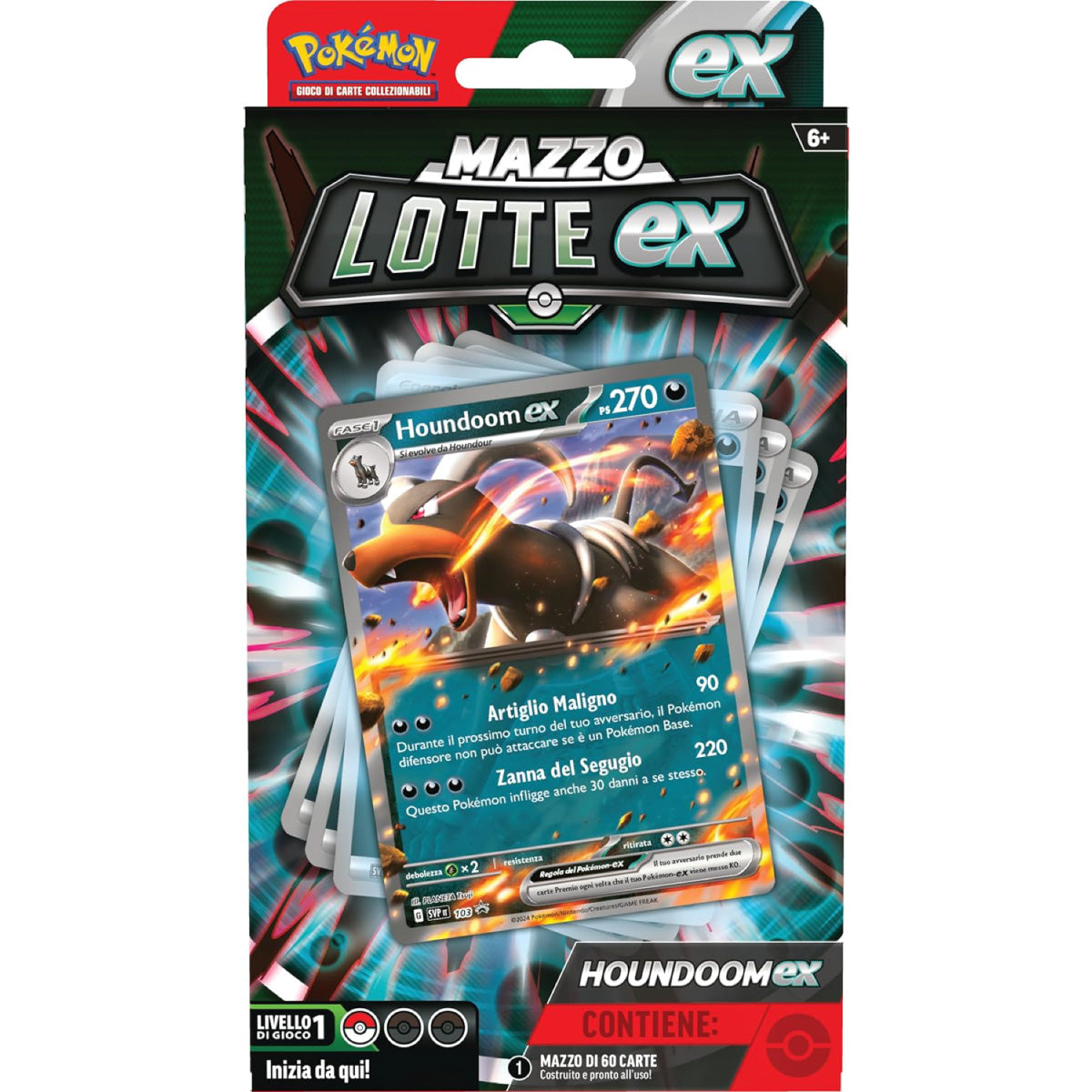 pokémon - mazzi lotta ex - houndoom-ex (ita)