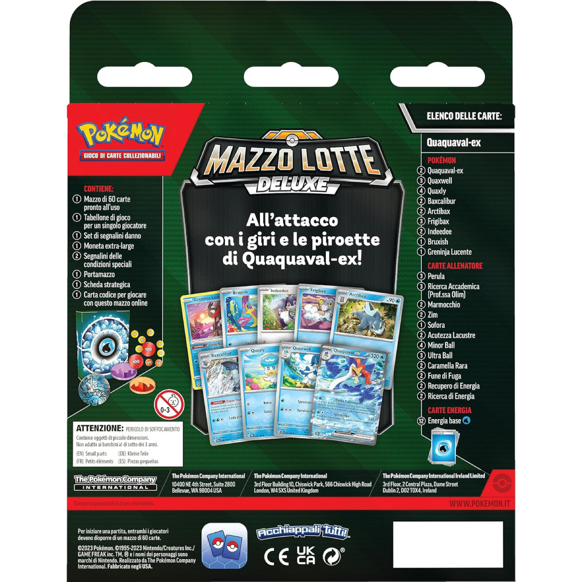 pokemon - deluxe battle deck - quaquaval-ex (ita)