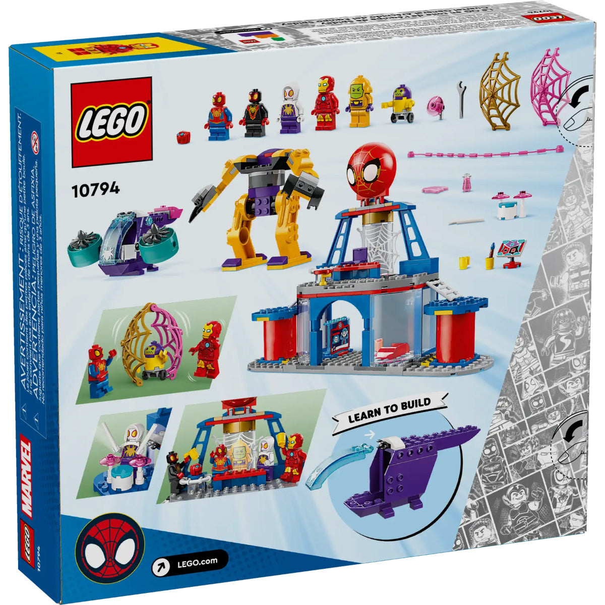LEGO Super Heroes 10794 quartier generale di team spidey