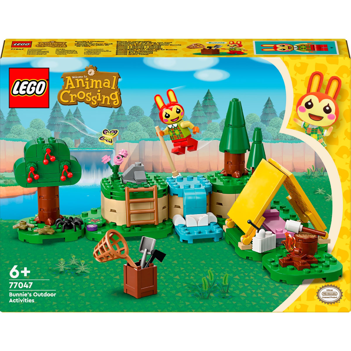 LEGO Animal Crossing 77047 bonny in campeggio