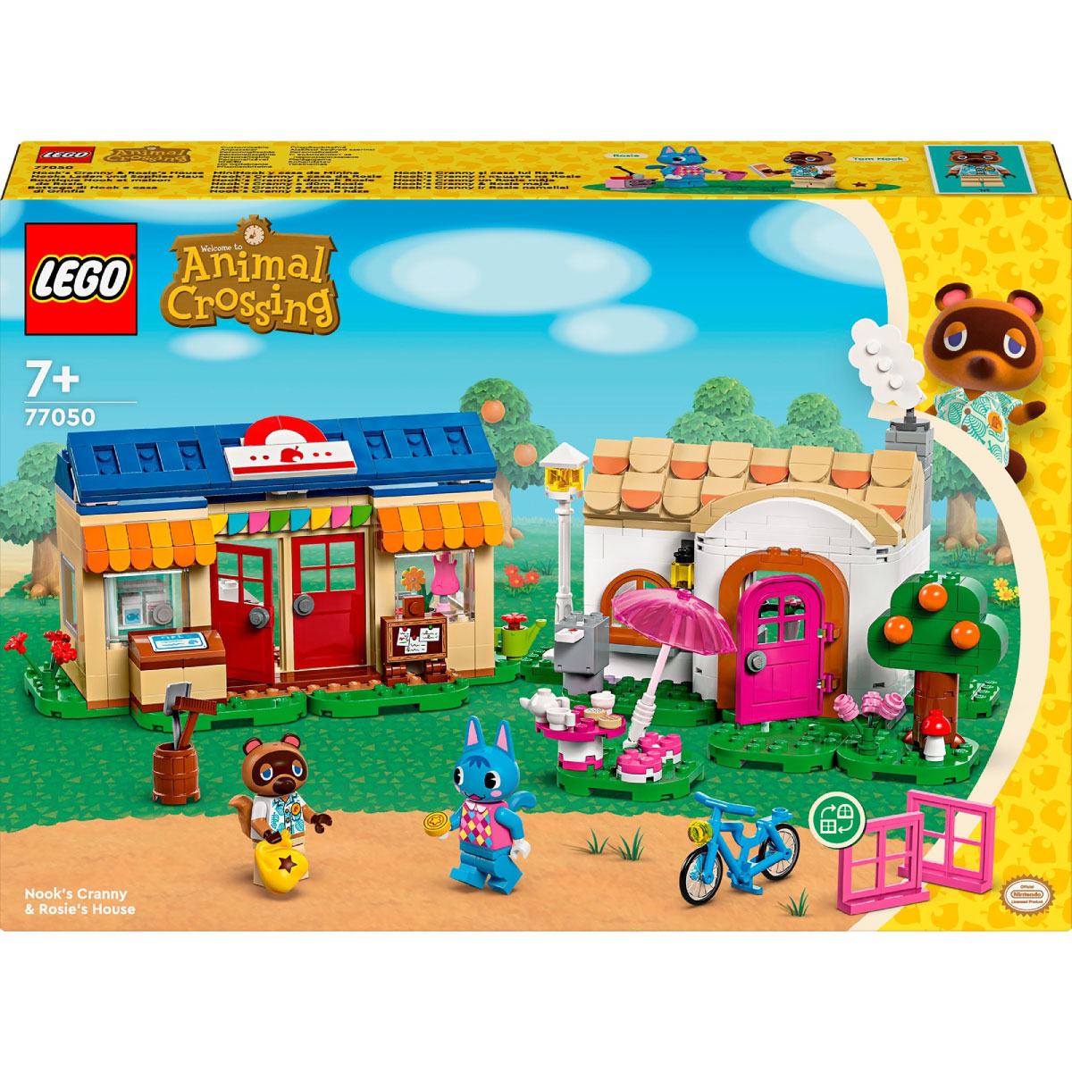 LEGO Animal Crossing 77050 bottega di nook e casa di grinfia
