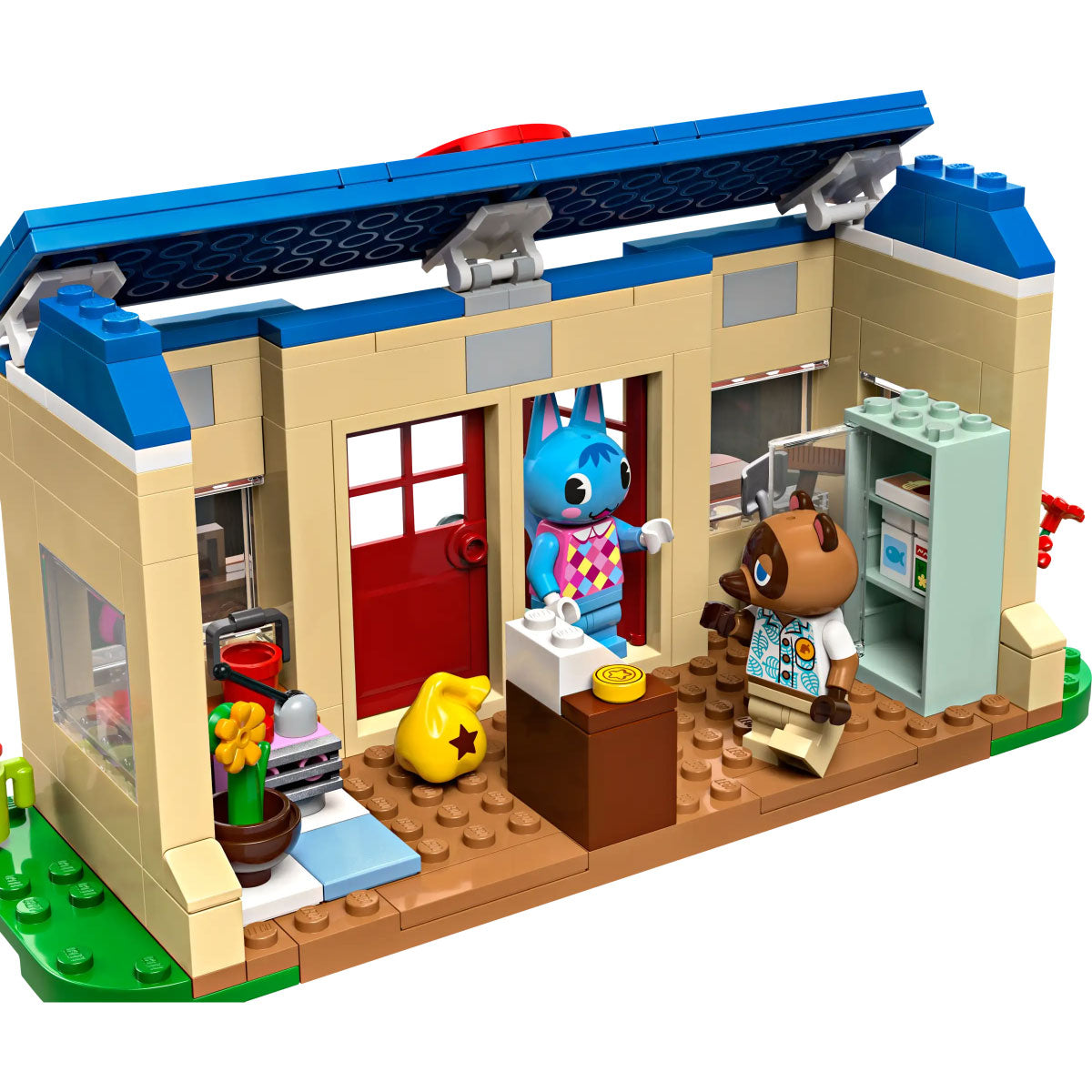 LEGO Animal Crossing 77050 bottega di nook e casa di grinfia