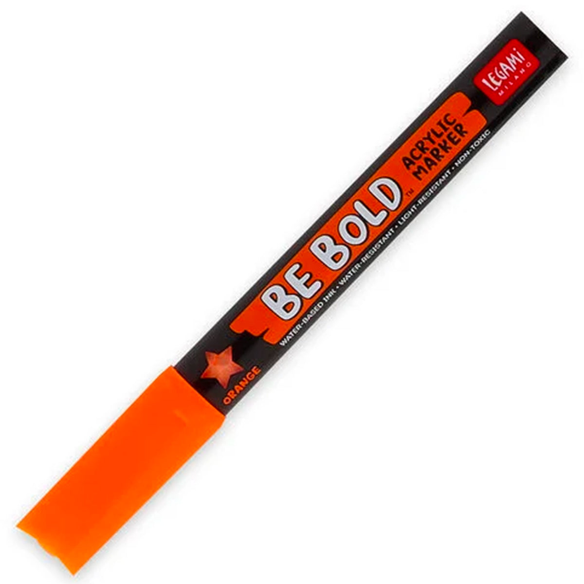 pennarello acrilico indelebile - be bold - arancione