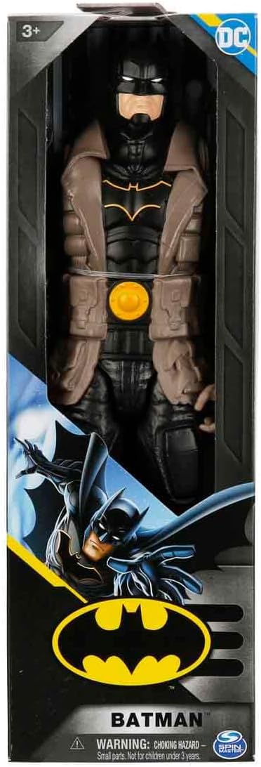 dc comics - batman armatura nera - personaggio snodabile 30cm