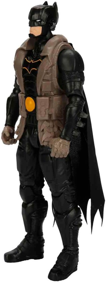 dc comics - batman armatura nera - personaggio snodabile 30cm
