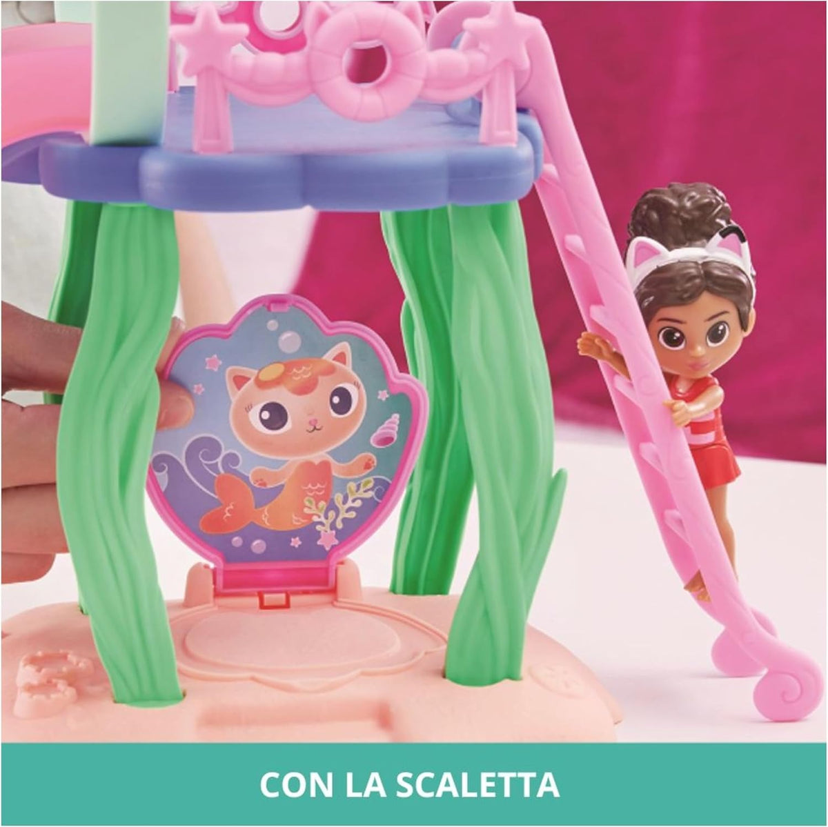 gabby's dollhouse - la piscina di gabby