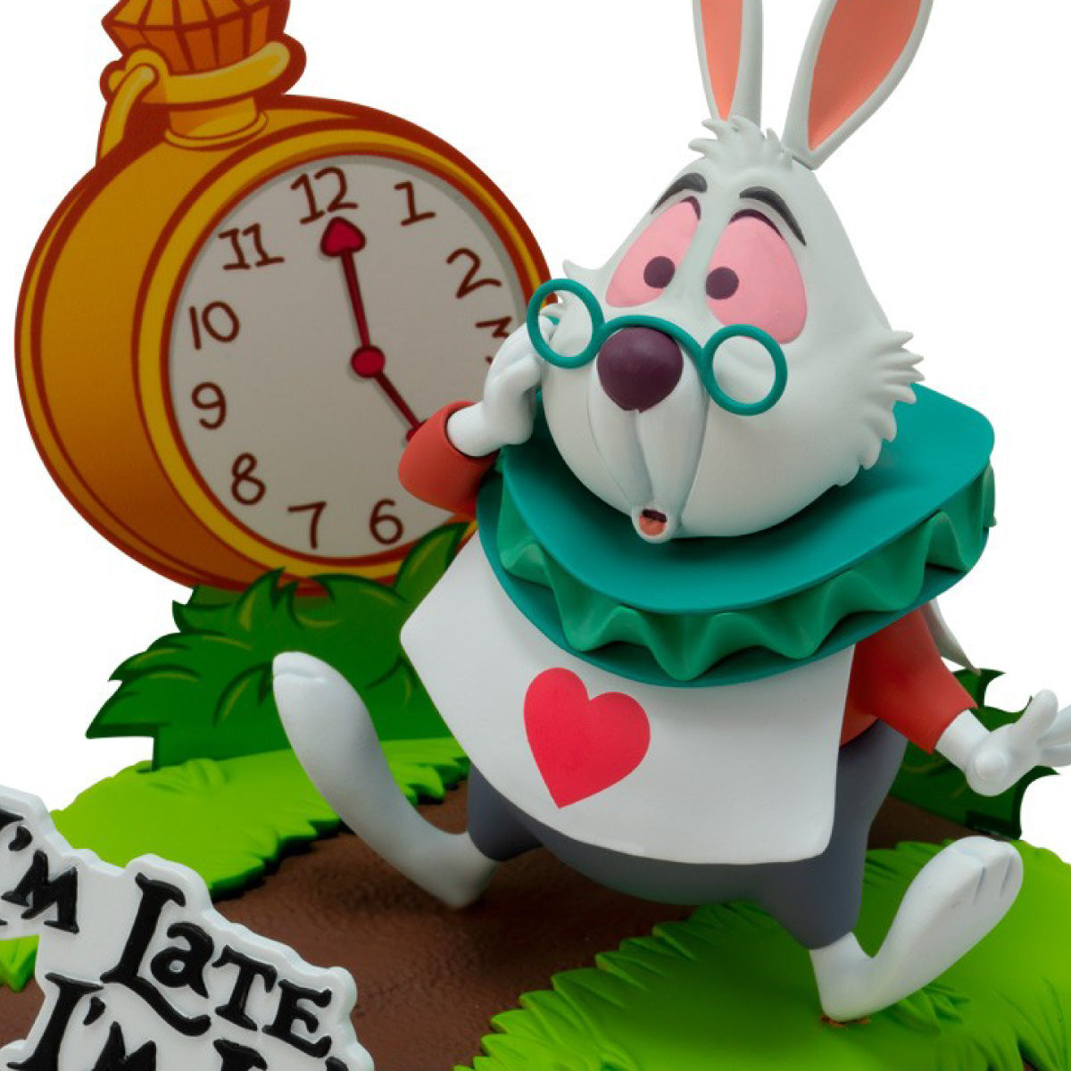 disney: alice in wonderland - bianconiglio - statua 10cm