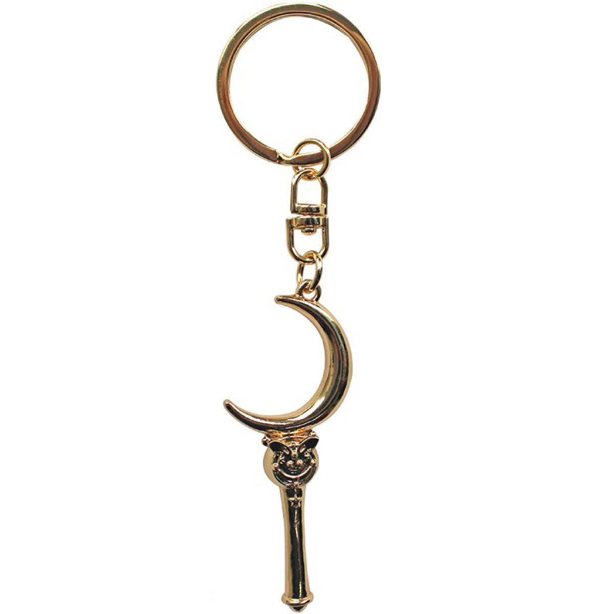 sailor moon - keychain 3d - moon stick