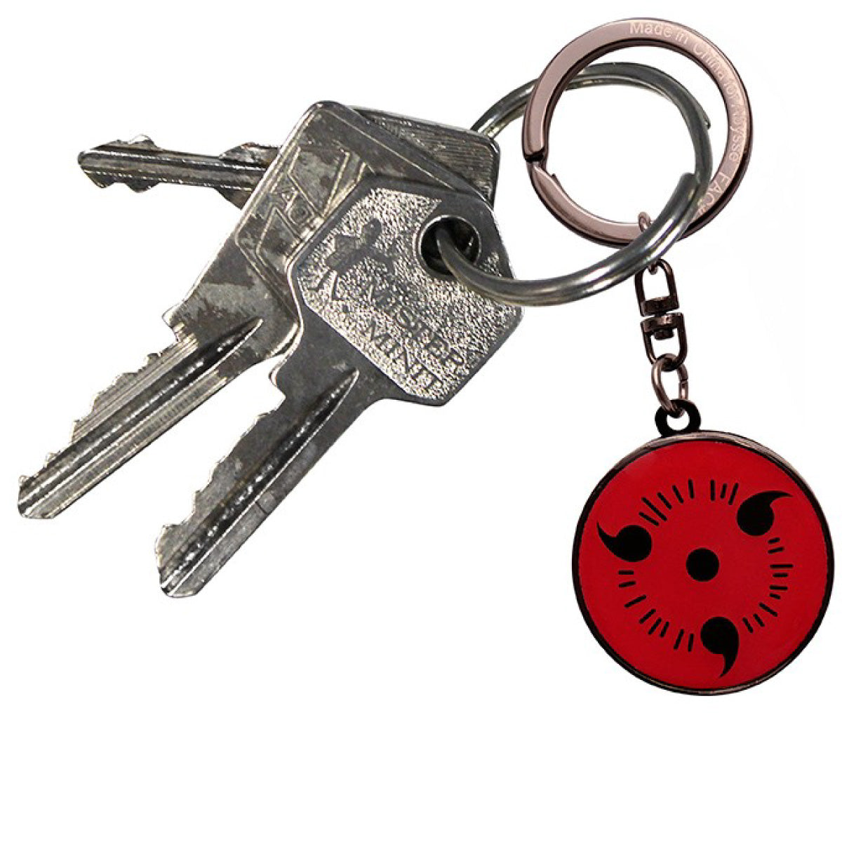 naruto shippuden - moving keychain - sharingan