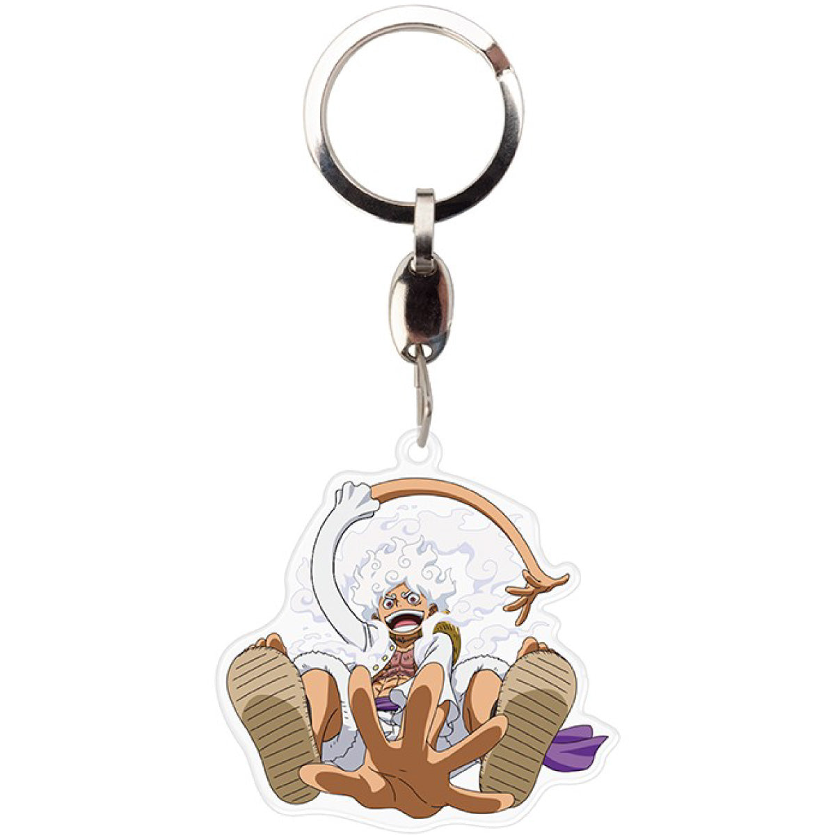 one piece - acryl keychain - luffy gear 5th