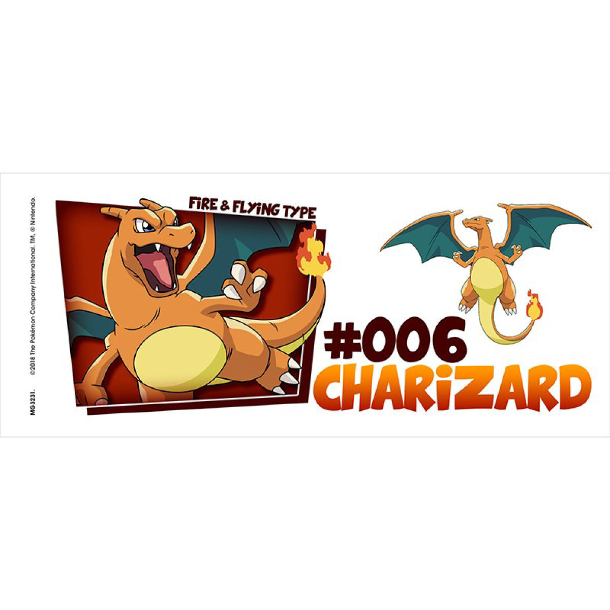 pokemon - tazza 320ml - charizard
