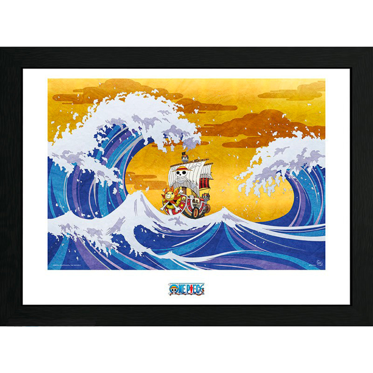 one piece - framed print - thousand sunny (30x40cm)