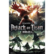 attack on titan - poster maxi 91,5x61cm - key art s2
