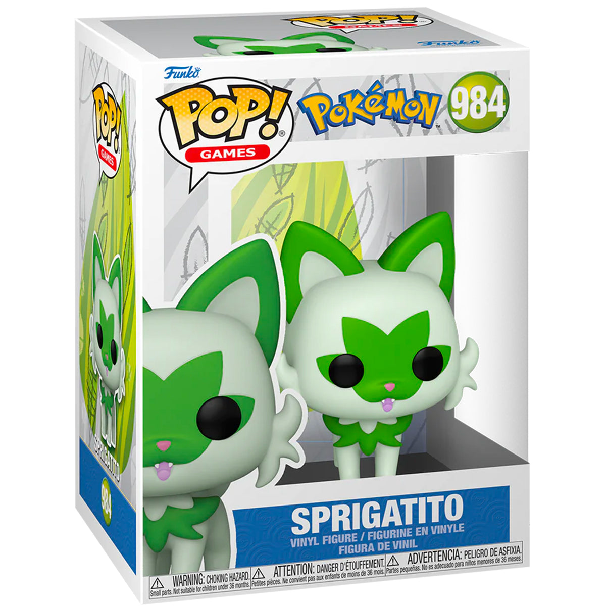pokemon: sprigatito 9cm - funko pop! 984