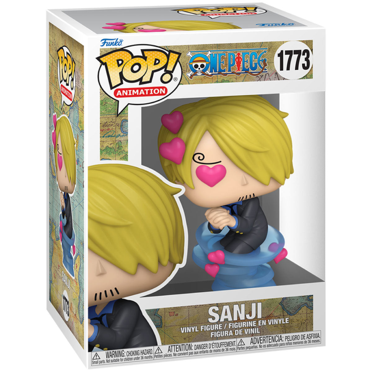 one piece - sanji in love 9cm - funko pop! 1773