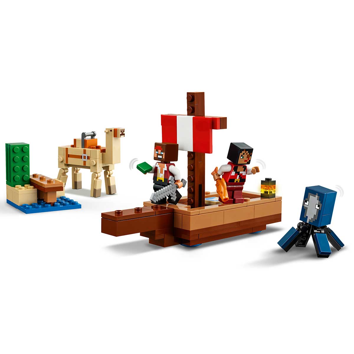 LEGO Minecraft 21259 il viaggio del galeone dei pirati