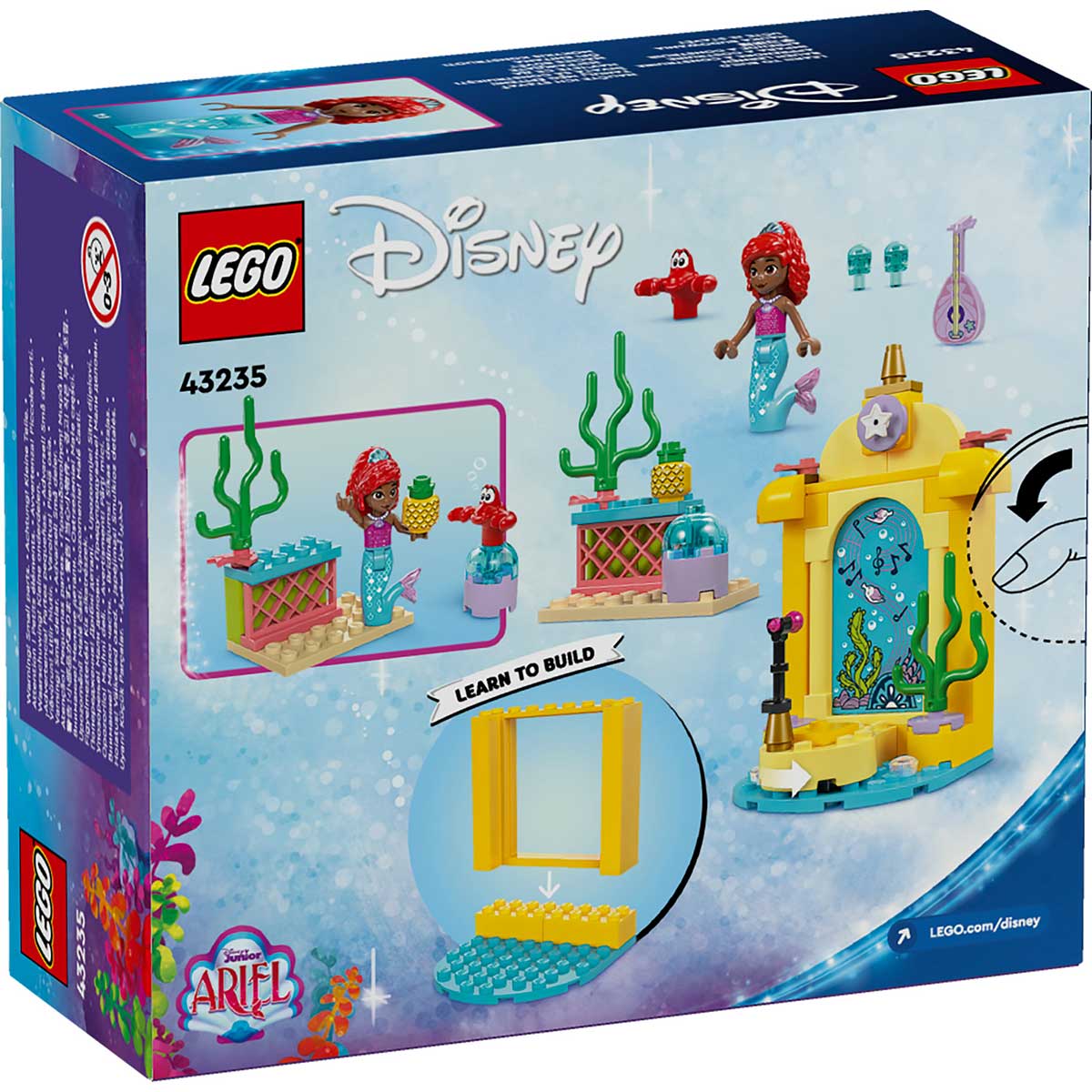 LEGO Disney Princess 43235 il palcoscenico musicale di ariel
