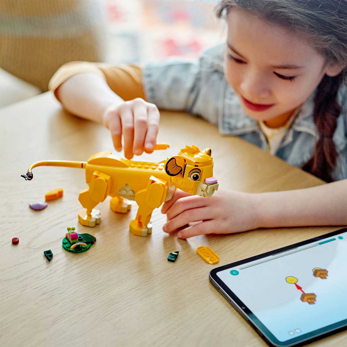 LEGO Disney Classic 43243 simba, il cucciolo del re leone