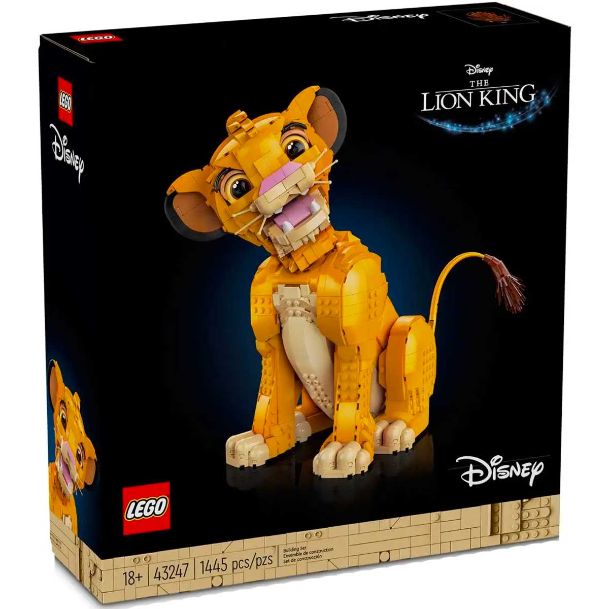 LEGO Disney Classic 43247 giovane simba, re leone