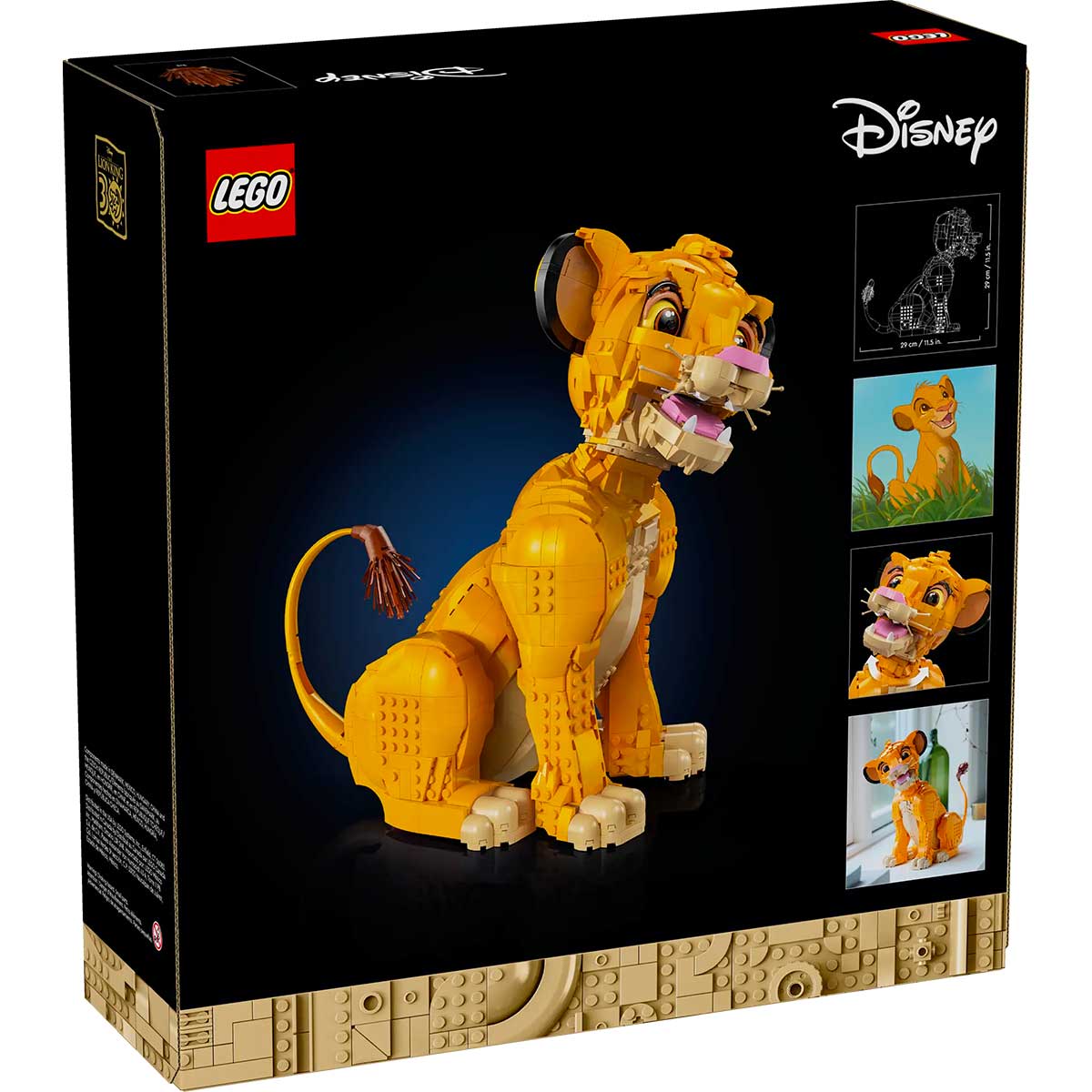 LEGO Disney Classic 43247 giovane simba, re leone