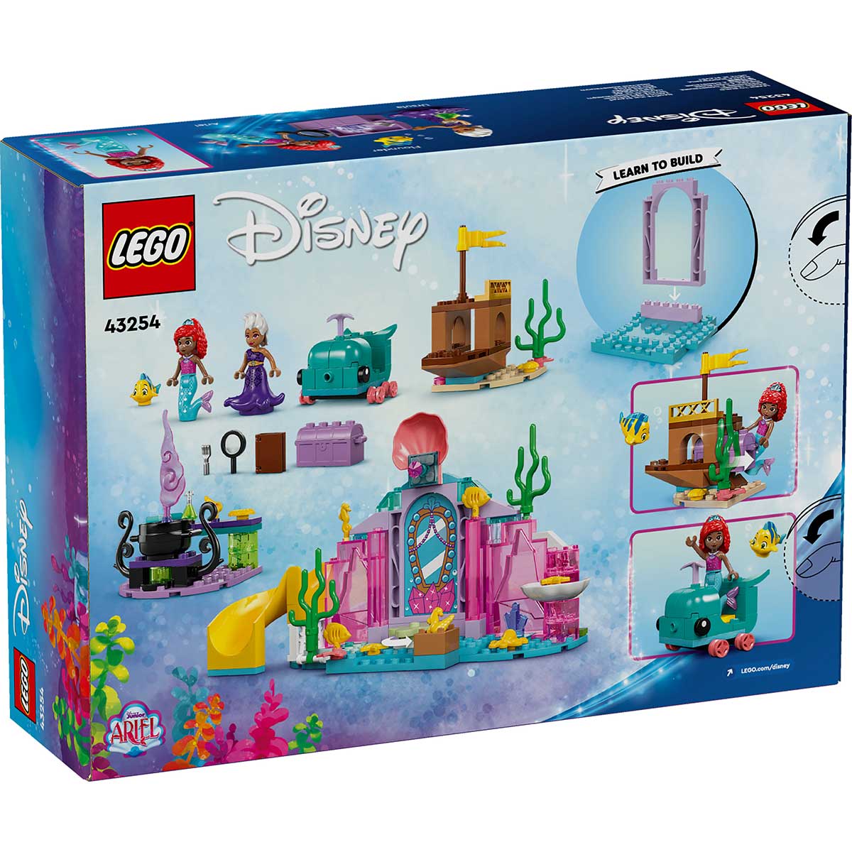 LEGO Disney Princess 43254 la caverna di cristallo di ariel